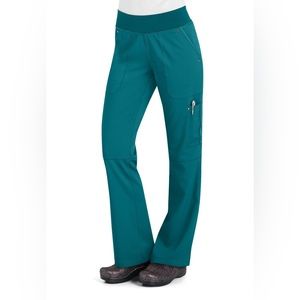 Medium Purple Label Healing Hands yoga scrub pants